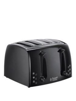 Russell Hobbs 21651 Textures 4-Slice Toaster - Black